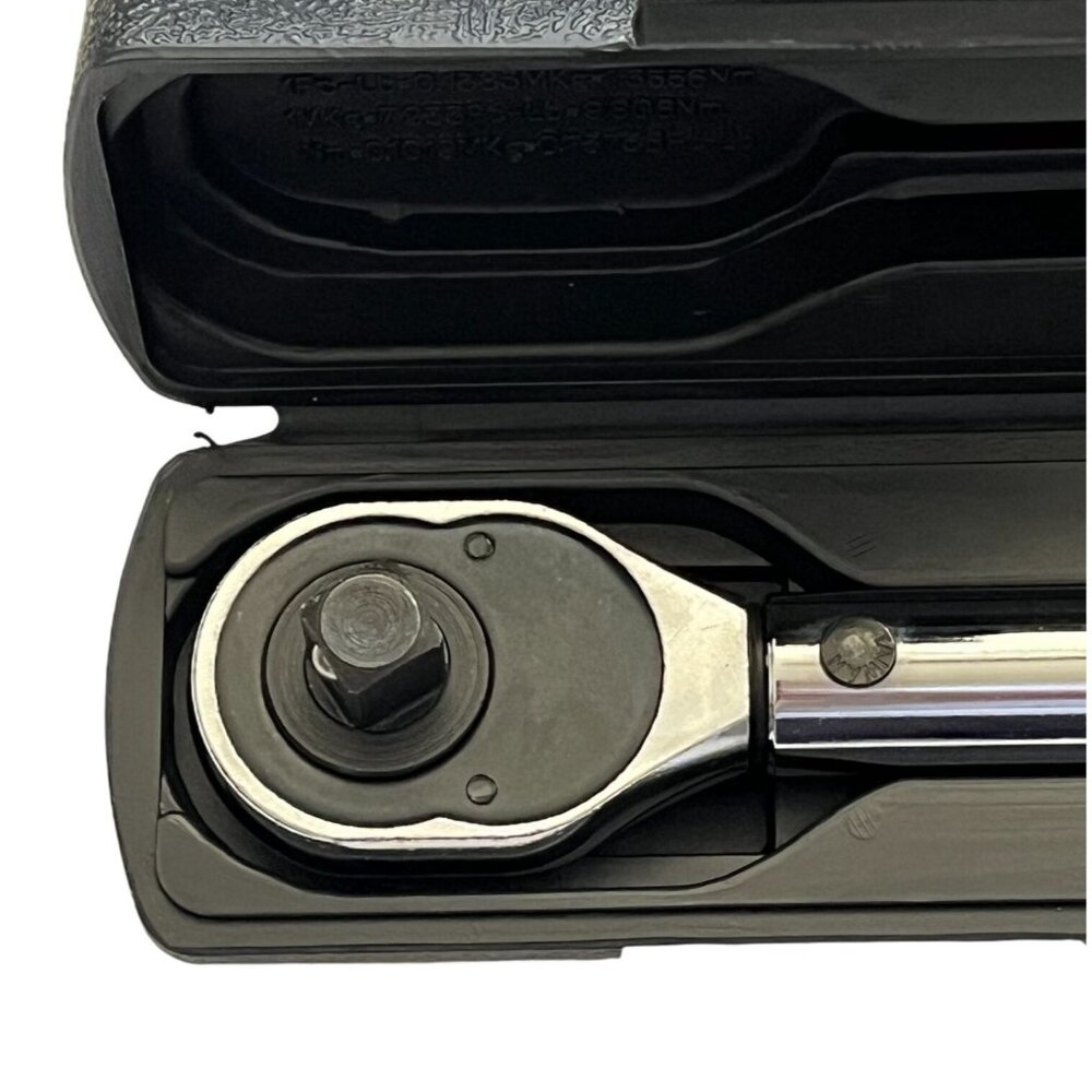 Pittsburgh Pro 1/2" Click Stop Reversible Torque Wrench 10-150 Ft Lbs 239 Case - Picture 5 of 9
